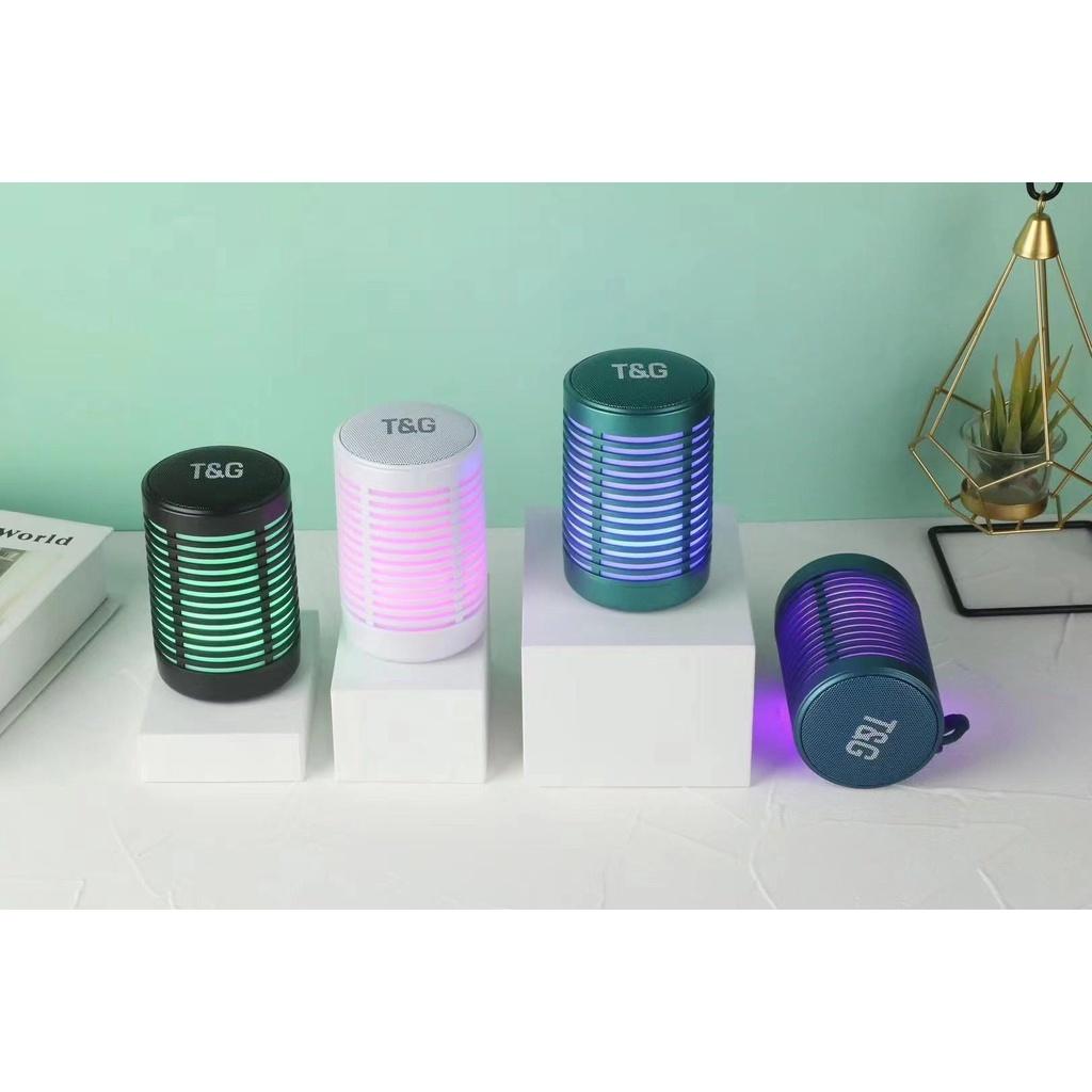 Loa bluetooth TG371 có LED RGB , âm thanh hay, bass mạnh mẽ, pin lâu, không thấm nước