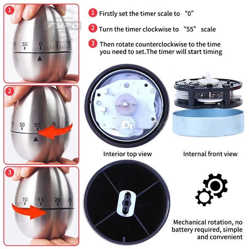 Đồng Hồ Để Bàn Đồng Hồ Thời Gian Promoto Đồng Hồ Hẹn Giờ Cơ Học 60 Phút Báo Thức Văn Phòng Làm Việc Học Tập Nấu Ăn Tập Thể Thao Quản Lý Thời Gian Hiệu Quả Đếm Ngược
