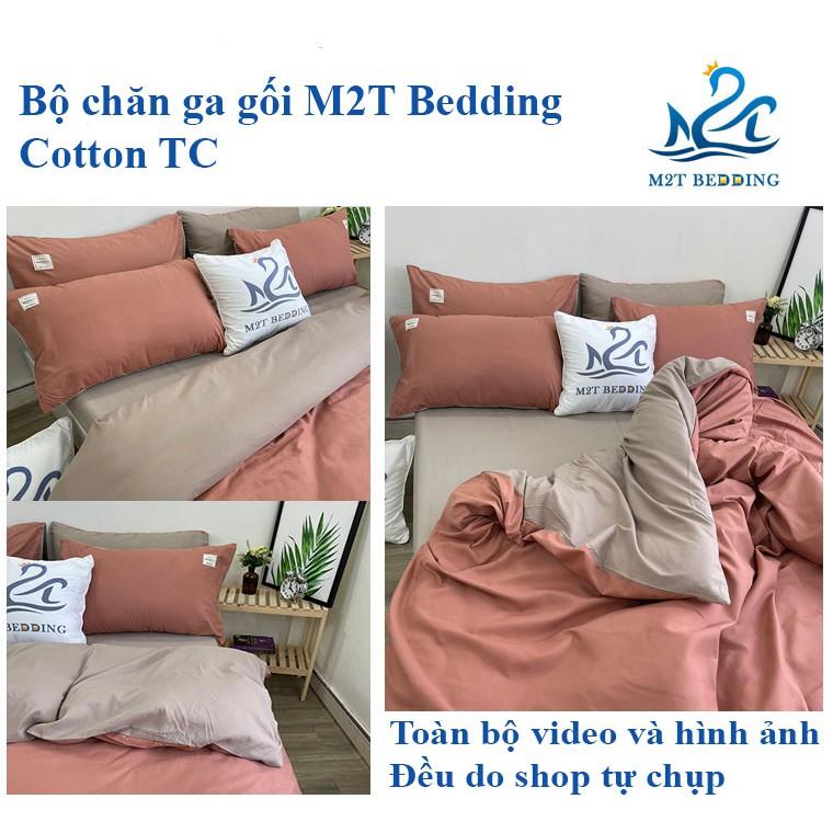 Bộ Chăn Ga Gối Cotton Tici M2T Bedding Drap Giường Đủ Kích Thước Trải Nệm 1m, 1m2, 1m4, 1m6, 1m8, 2m2 Không Kèm Ruột