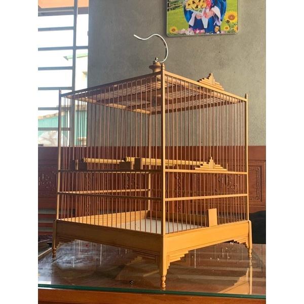 KHUNG LỒNG CHIM TỰ RÁP MẪU BÁN SÚNG GỖ KIỀN
