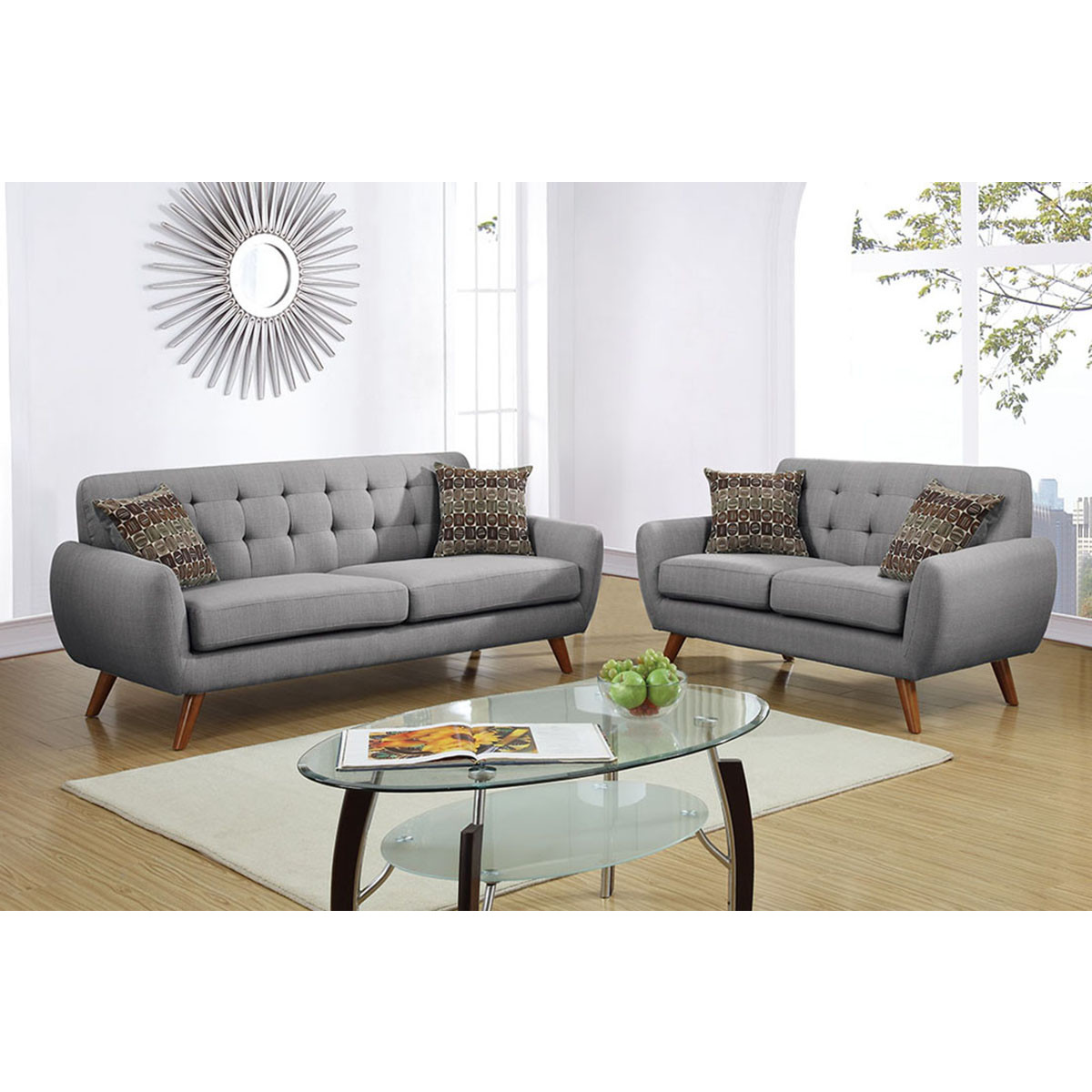 Bộ sofa băng (văng) phòng khách sang trọng DP-SB04