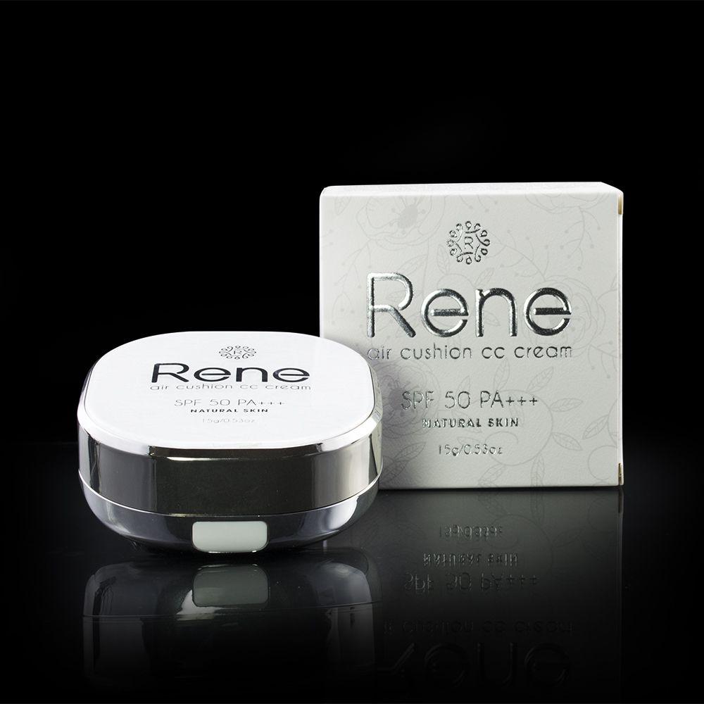 Kem phấn nền trang điểm và chống nắng Rene Air Cushion CC Cream SPF 50 PA+++