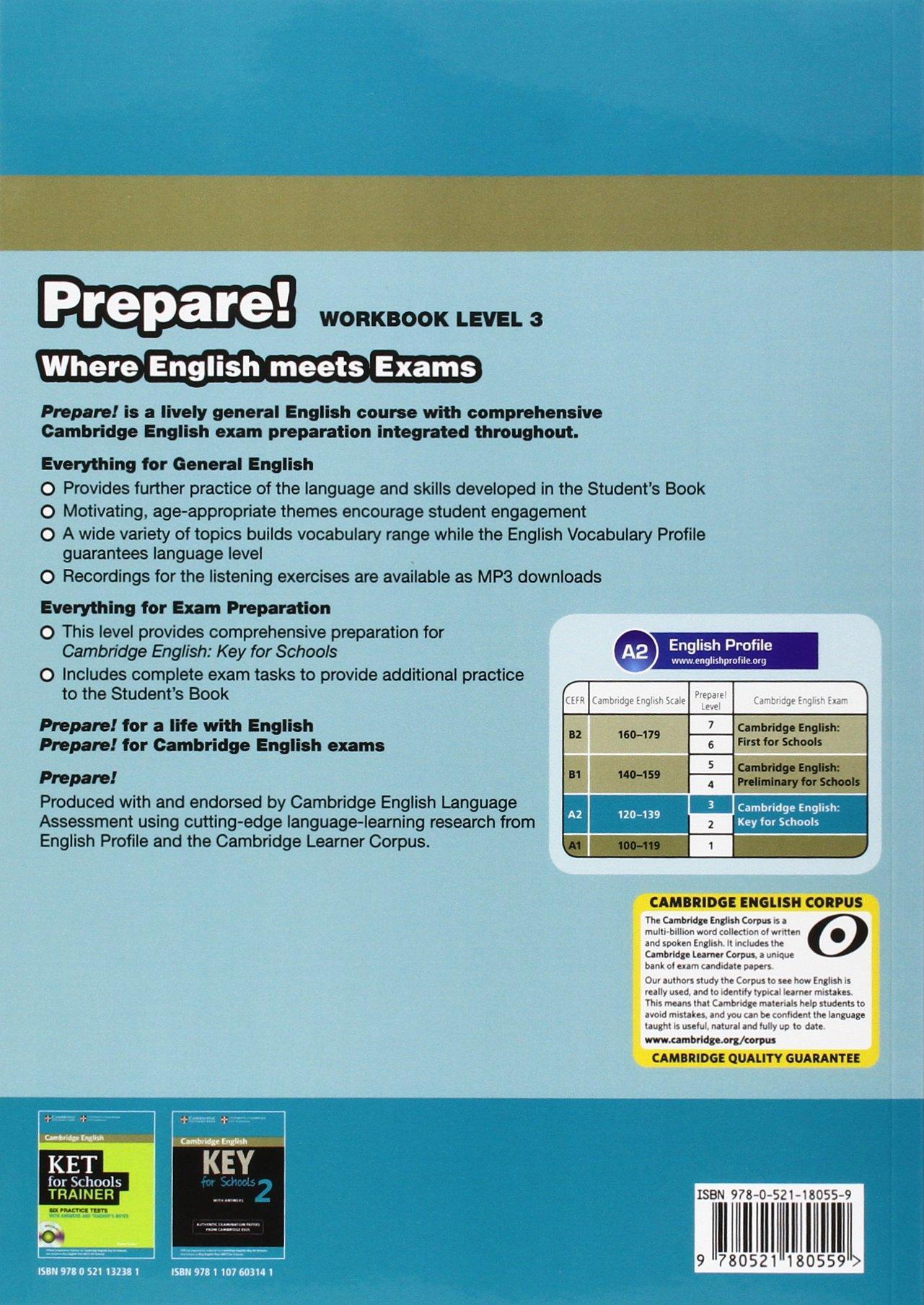 Sách ngoại văn: Cambridge English Prepare! Level 3 Workbook With Audio