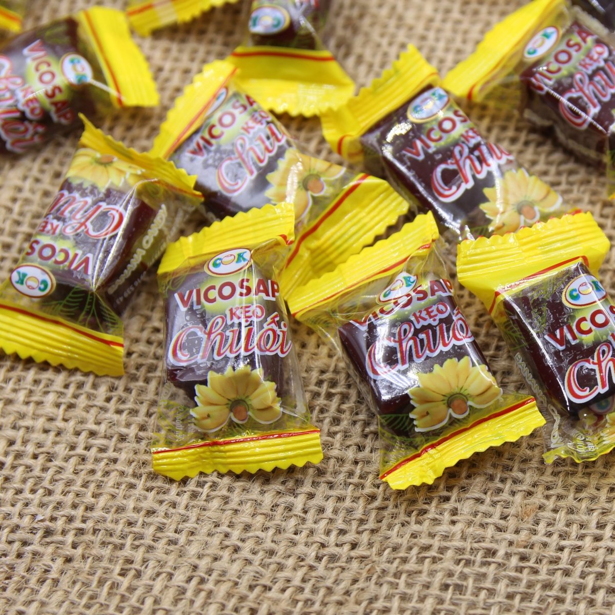 Kẹo Chuối Gân vị Sầu Riêng Vicosap