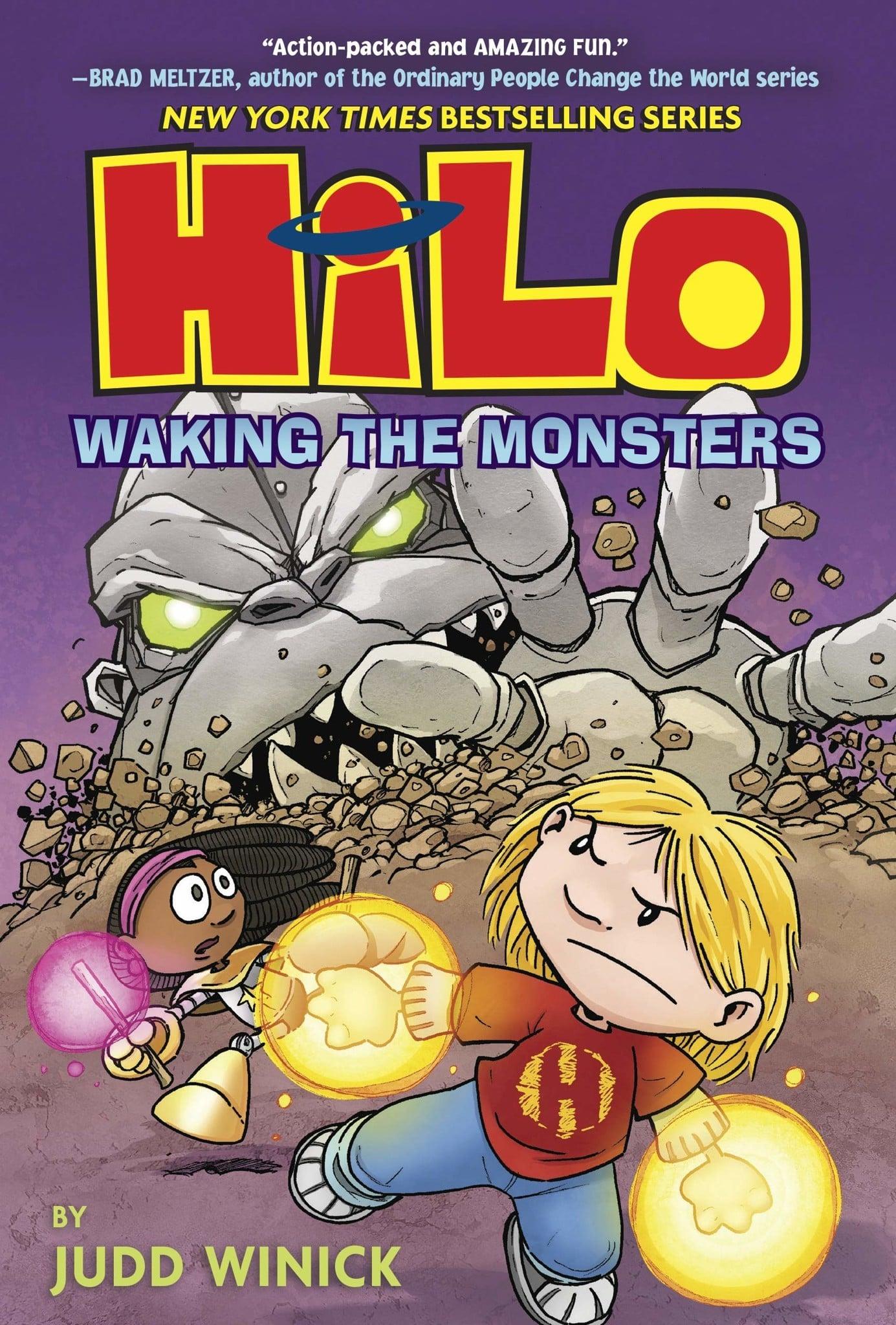Sách Hilo Book 4: Waking the Monsters