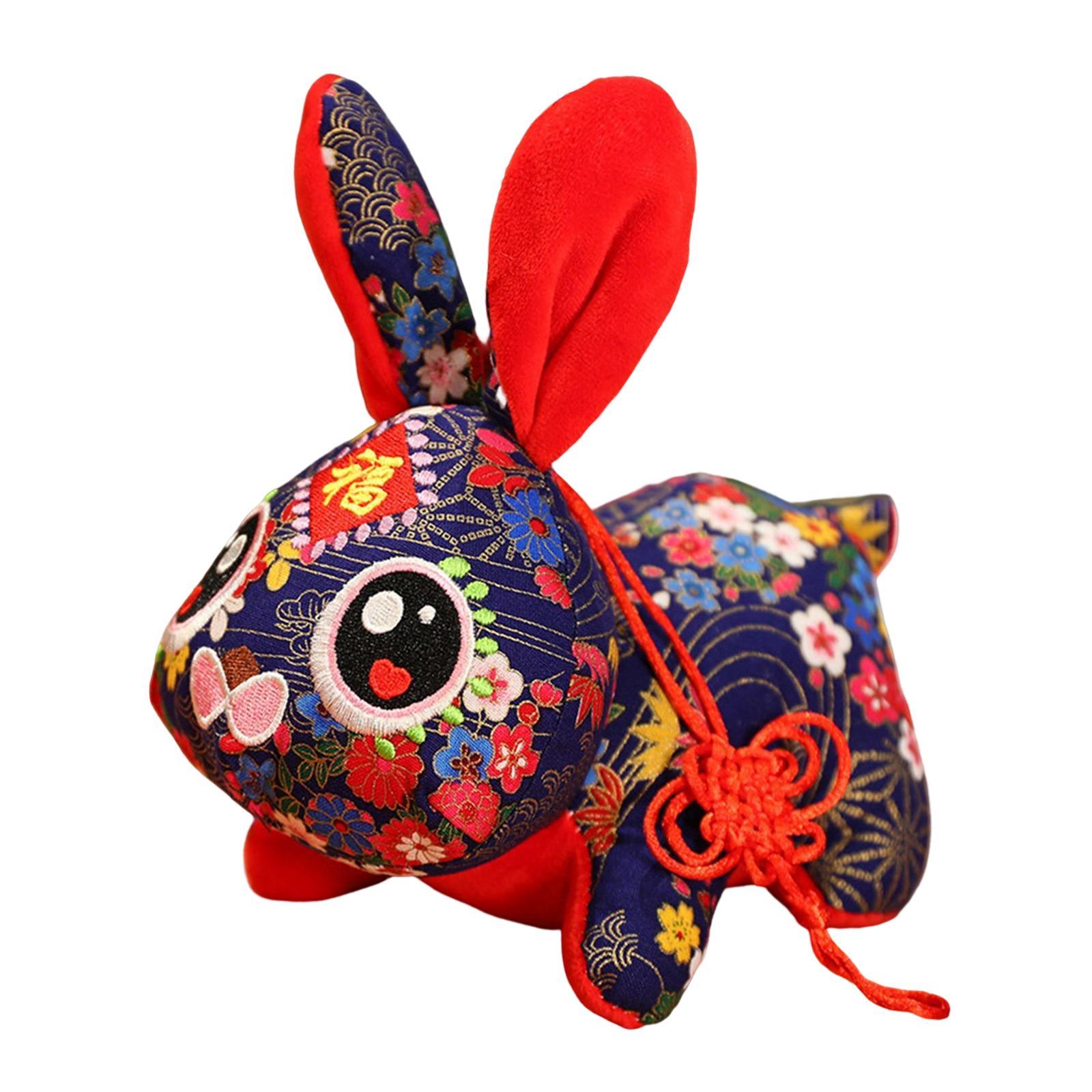 2 New Year Rabbit Plush Toy Stuffed Animals