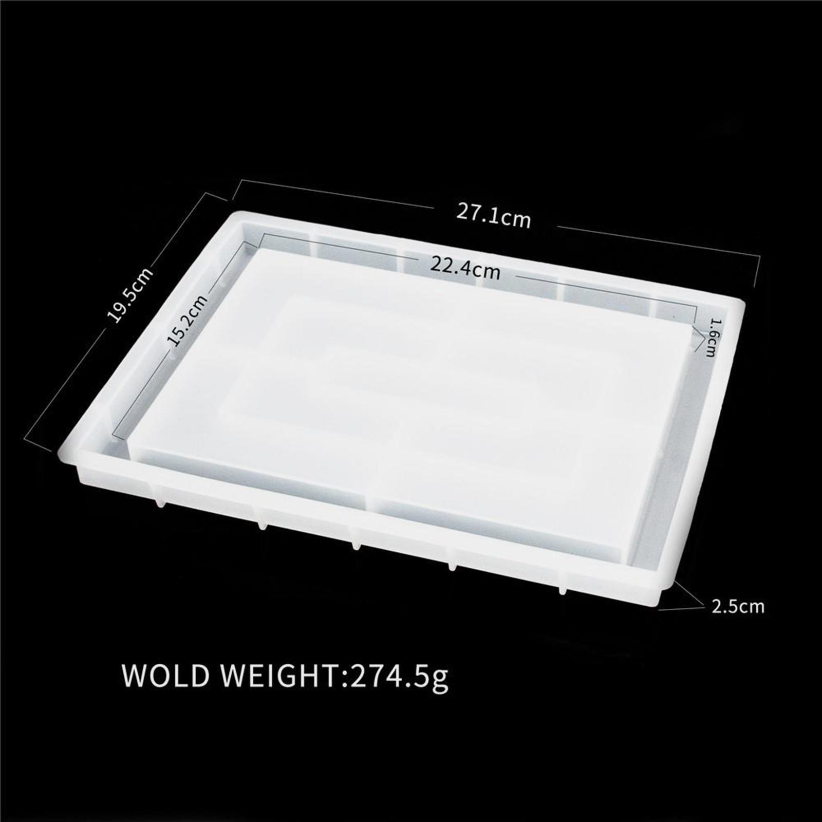 Durable Epoxy Resin DIY Storage Box Casting Tray