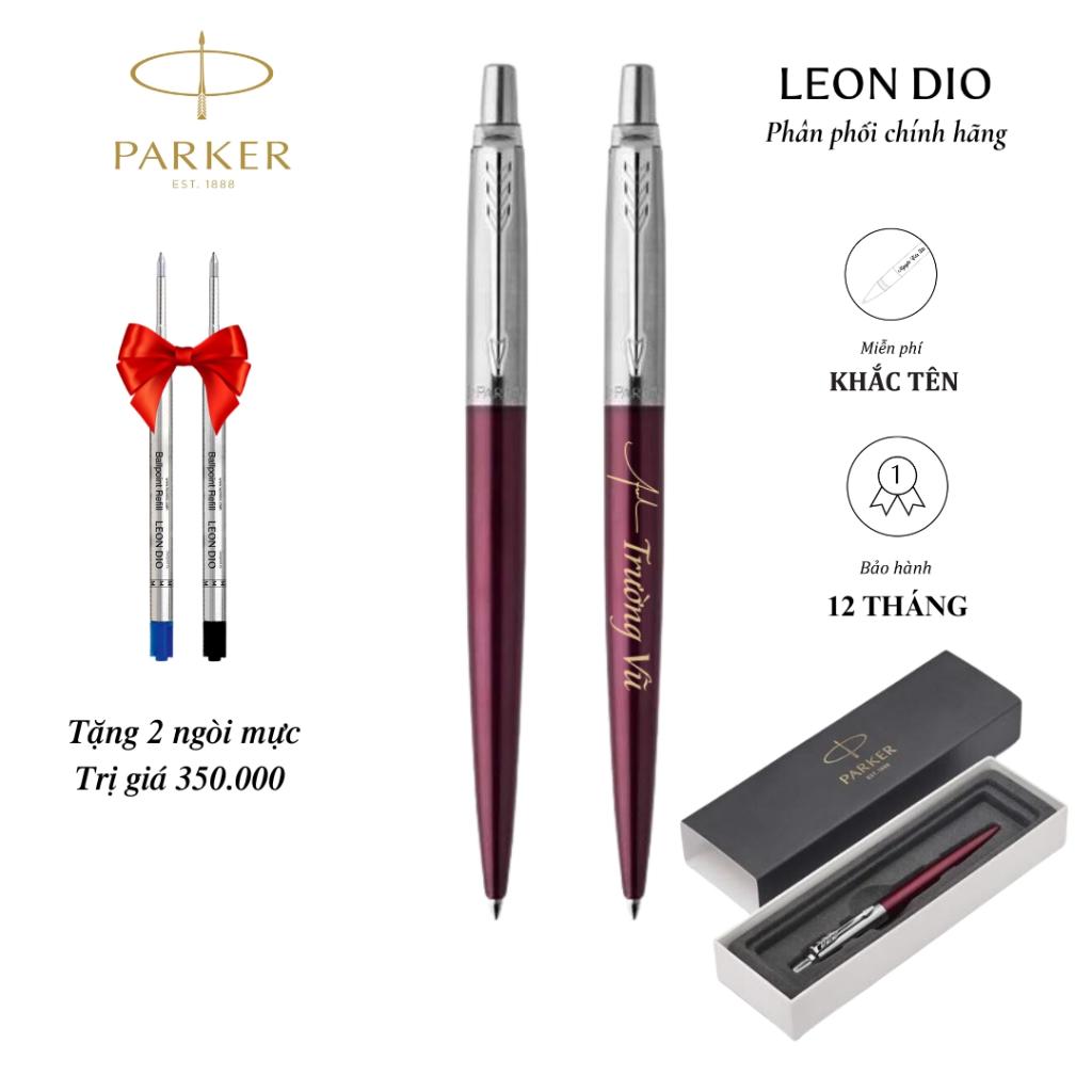 Bút Ký Tên Parker, Viết Bi Kí Cao Cấp Jotter Đ-PTB Purple CT TB6-1953412, Khắc Tên Chữ Miễn Phí, Quà Tặng Cho Sếp