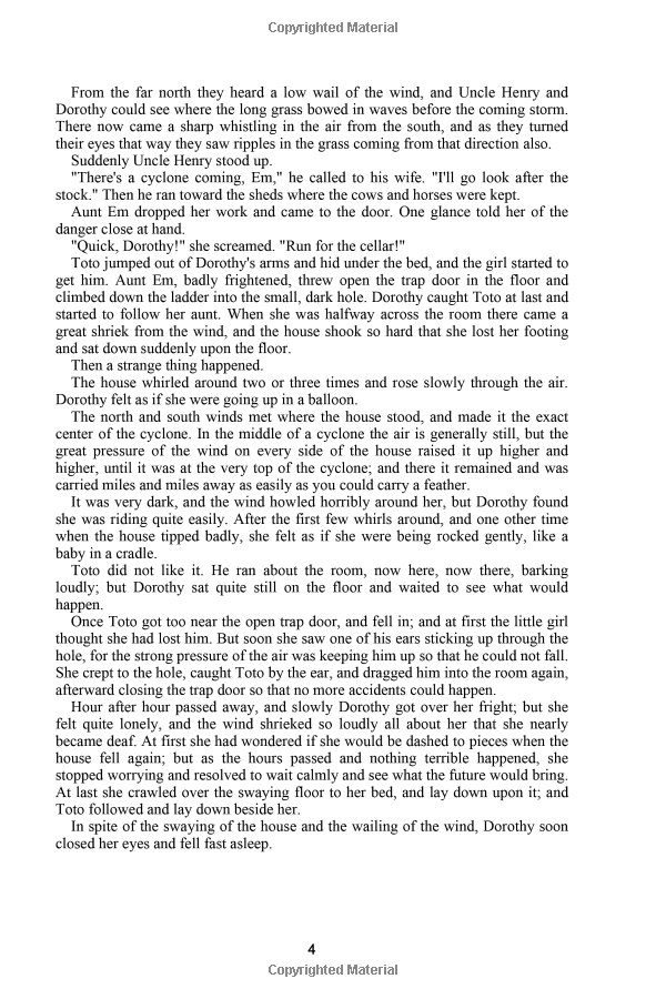 The Wizard Of Oz - Paperback