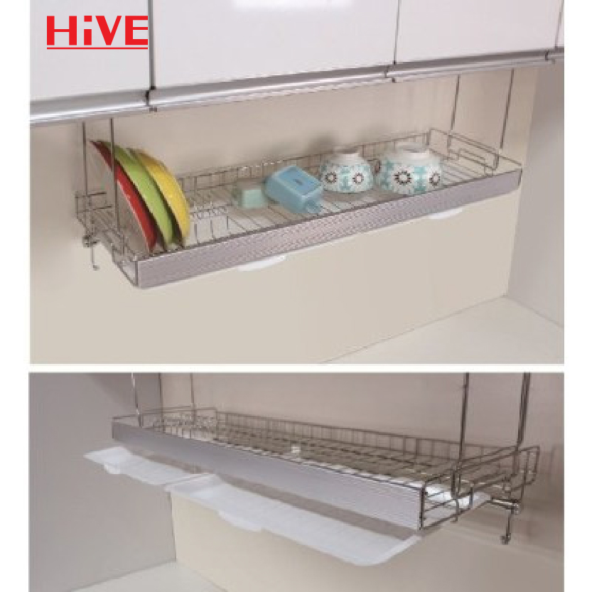 Giá úp chén bát treo tủ bếp trên ALC 600 inox 304 Cao Cấp