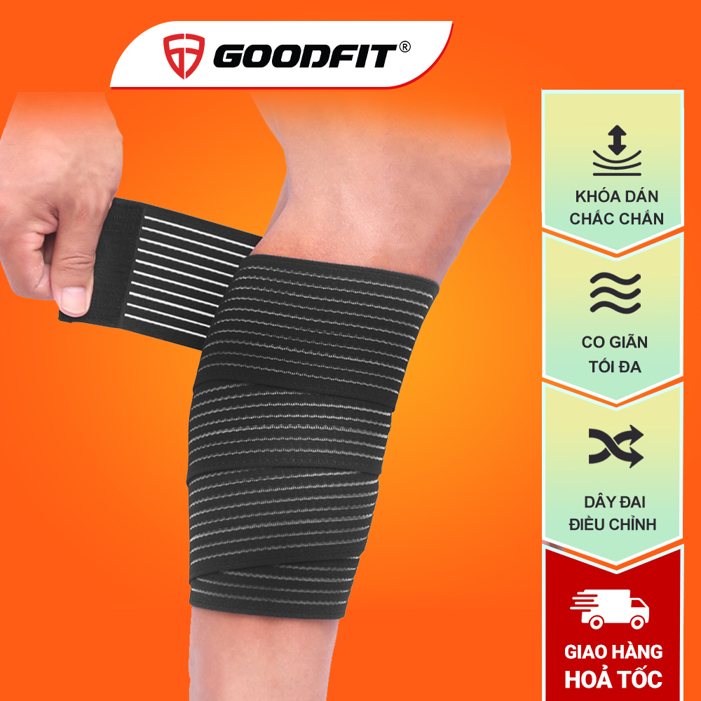 Đai quấn bảo vệ bắp chân, ống đồng GoodFit GF603C co giãn và thoáng khí