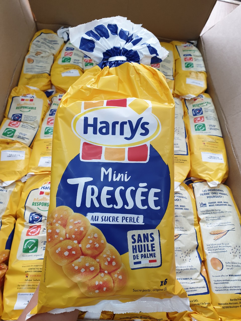 Combo 02 bánh mỳ hoa cúc Harrys Brioche Mini 210g