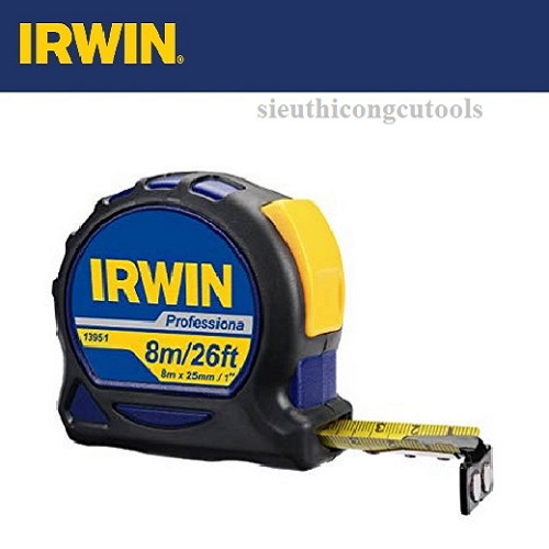 Thước cuộn thép bọc cao su 5Mx19mm Irwin T13950_1