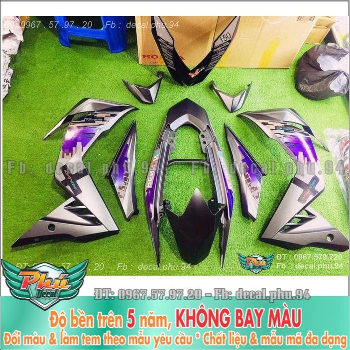 Tem rời Winner Xám Tím City