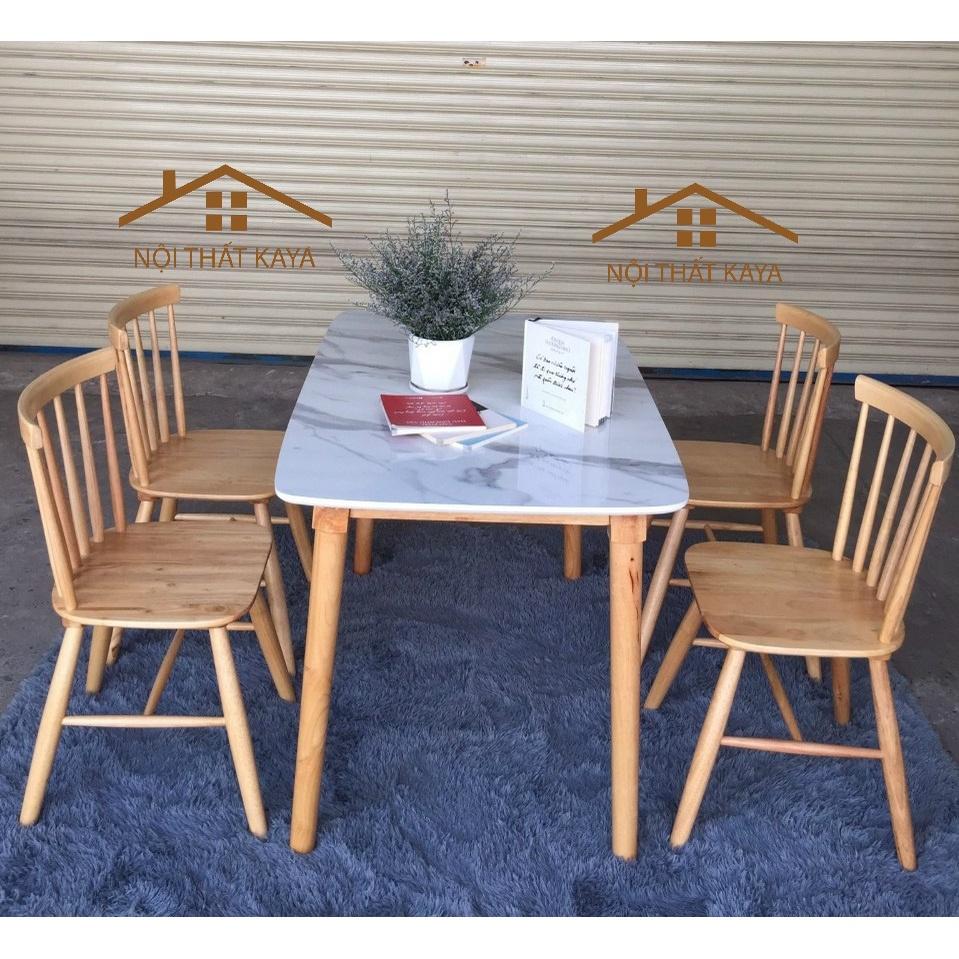 Set Bàn Ăn 4 Ghế Sunny Giả Đá
