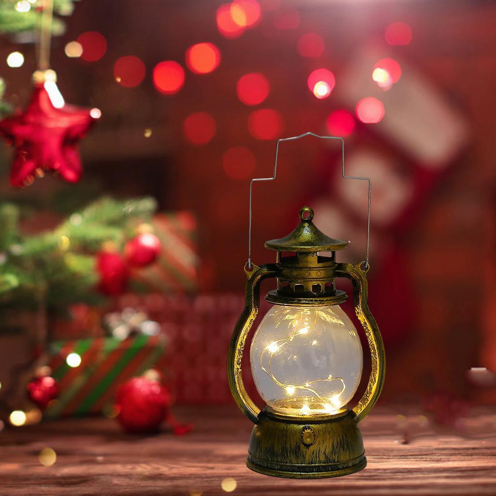 2-20pack Decorative Oil Lamp Christmas LED Lantern Lamp Hanging Lantern for Home