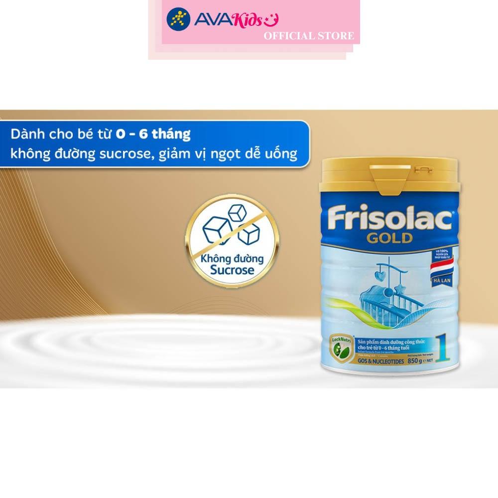 Sữa bột Friso Gold số 1 hương vani 850g (0 - 6 tháng) - Hàng chính hãng