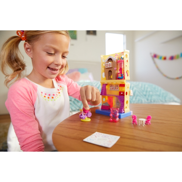 Đồ Chơi Polly Pocket Cửa Hàng Kẹo Ngọt Ở Pollyville GKL57/GGC29