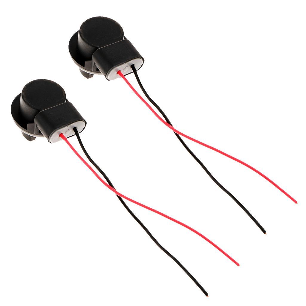 2 Pieces 3156B Bulb Socket Car Light Harness Wire Plug Adapter