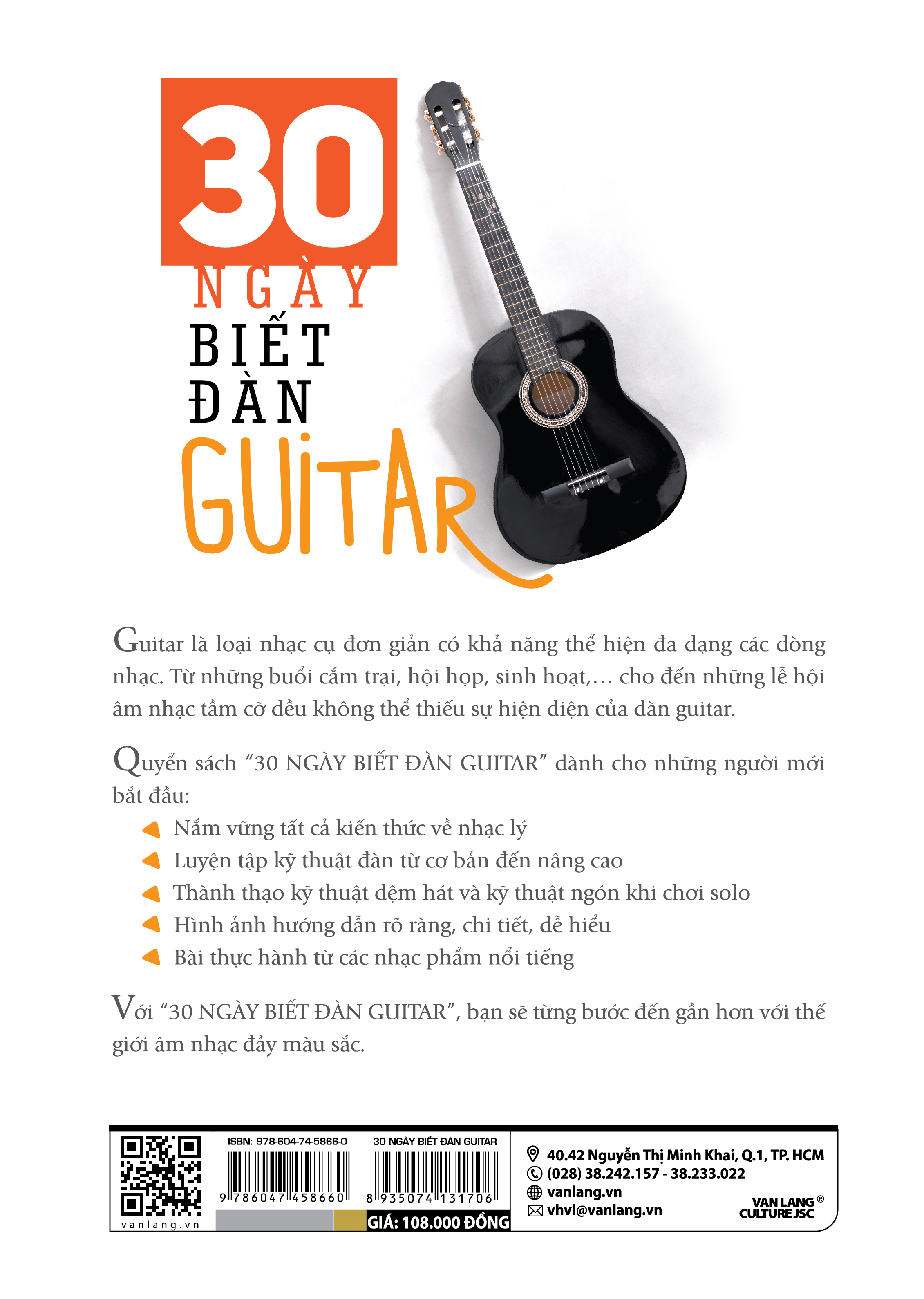 30 ngày biết đàn Guitar (Tái Bản 2023)