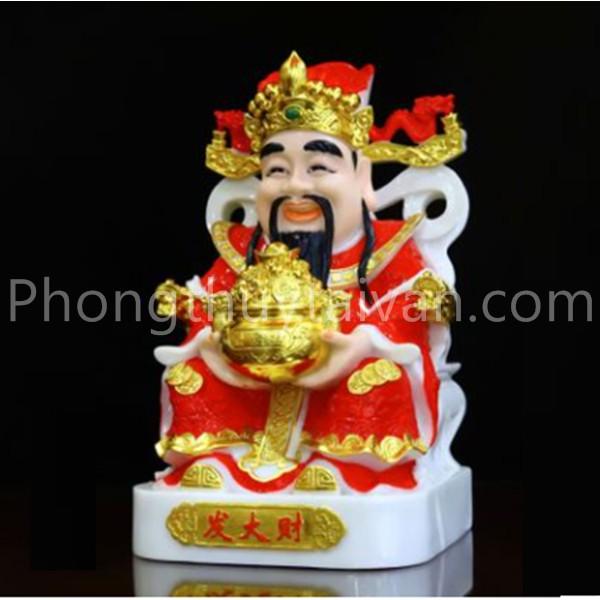 Tượng Thần Tiền Cao cấp- Ngọc Bích 30cm