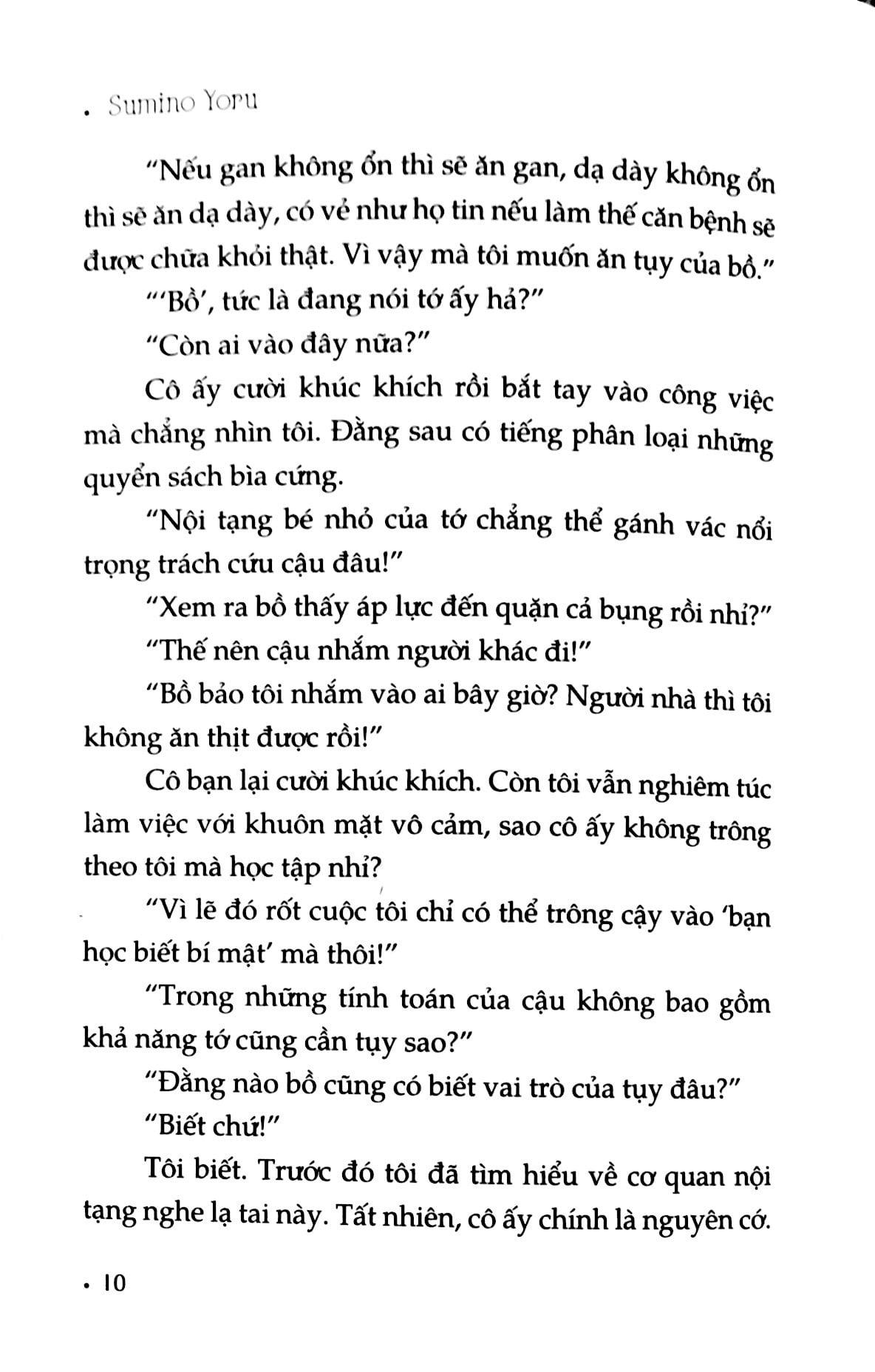 Tớ Muốn Ăn Tụy Của Cậu