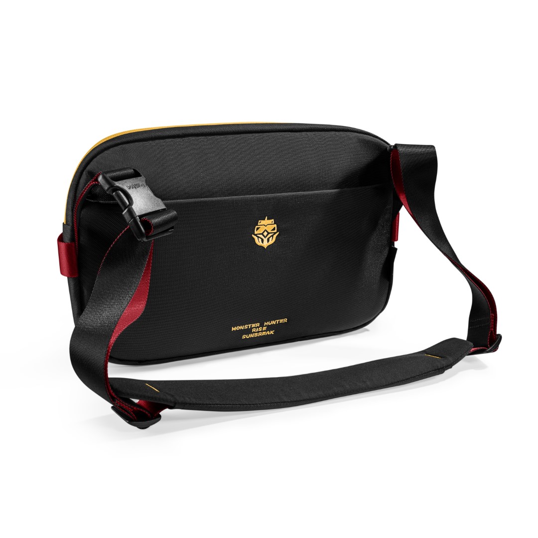 Túi đeo chéo Tomtoc (USA) Monster Hunter -Themed EDC Sling Bag M 11 inch - Thiết kế theo trò chơi Monster Hunter, tiện lợi và bền bỉ, hàng chính hãng  H02B4S1