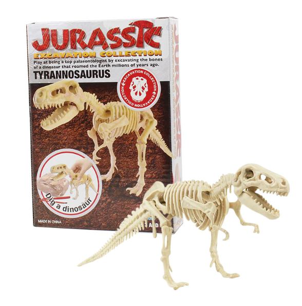 Bộ đồ chơi khai quật hoá thạch khủng long, đào kho báu hoá thạch khủng long cho bé