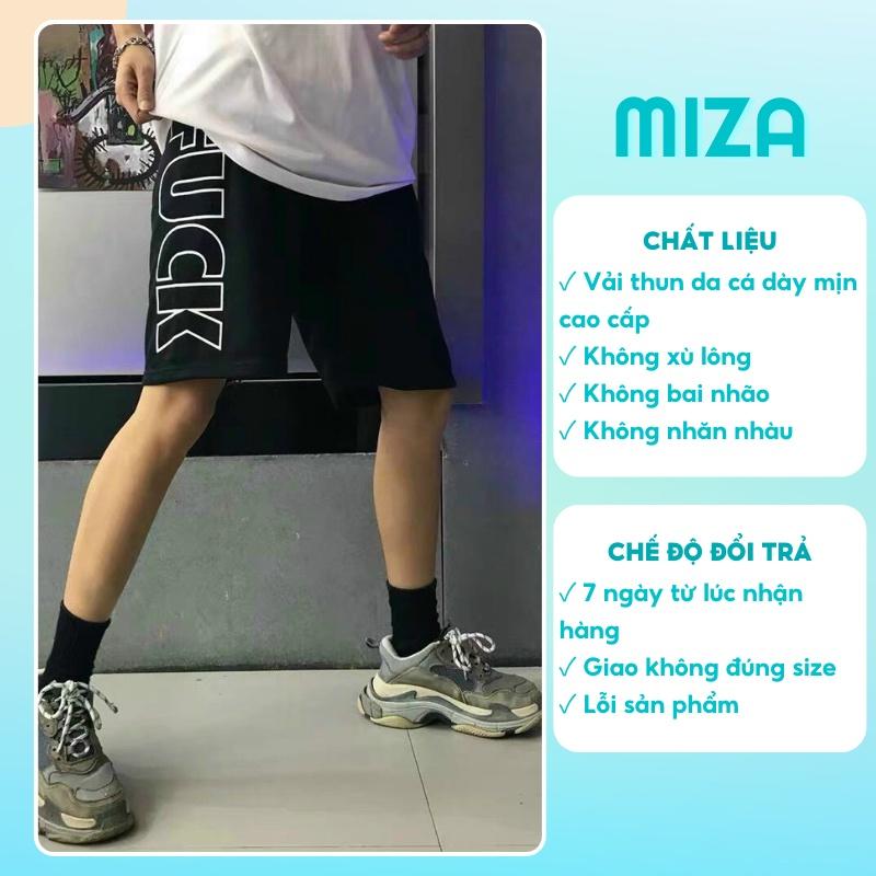 Quần đùi nam thời trang nam nữ thun cotton da cá unisex thể thao cao cấp ống rộng bigsize mặc nhà ngủ hàn quốc đẹp FCK