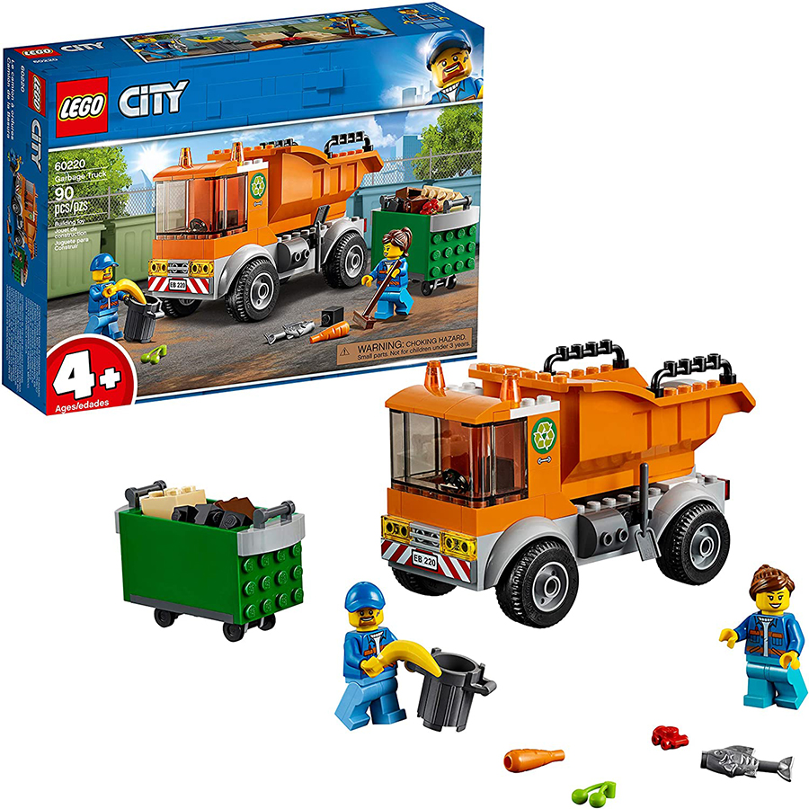 Đồ Chơi Lắp Ghép, Xếp Hình LEGO - Xe Tải Chở Rác 60220