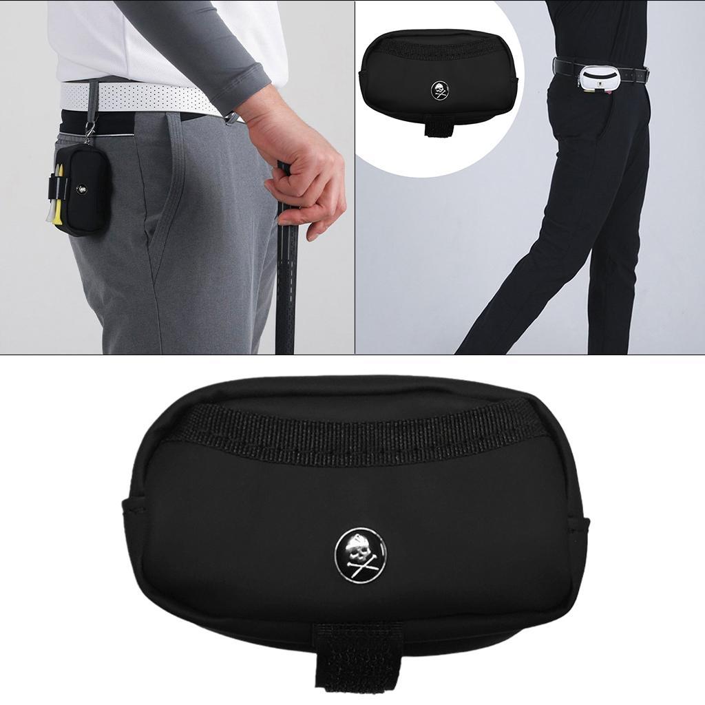 3x Mini Golf Ball carry pouch Waterproof Holder Portable Pouch with Hook