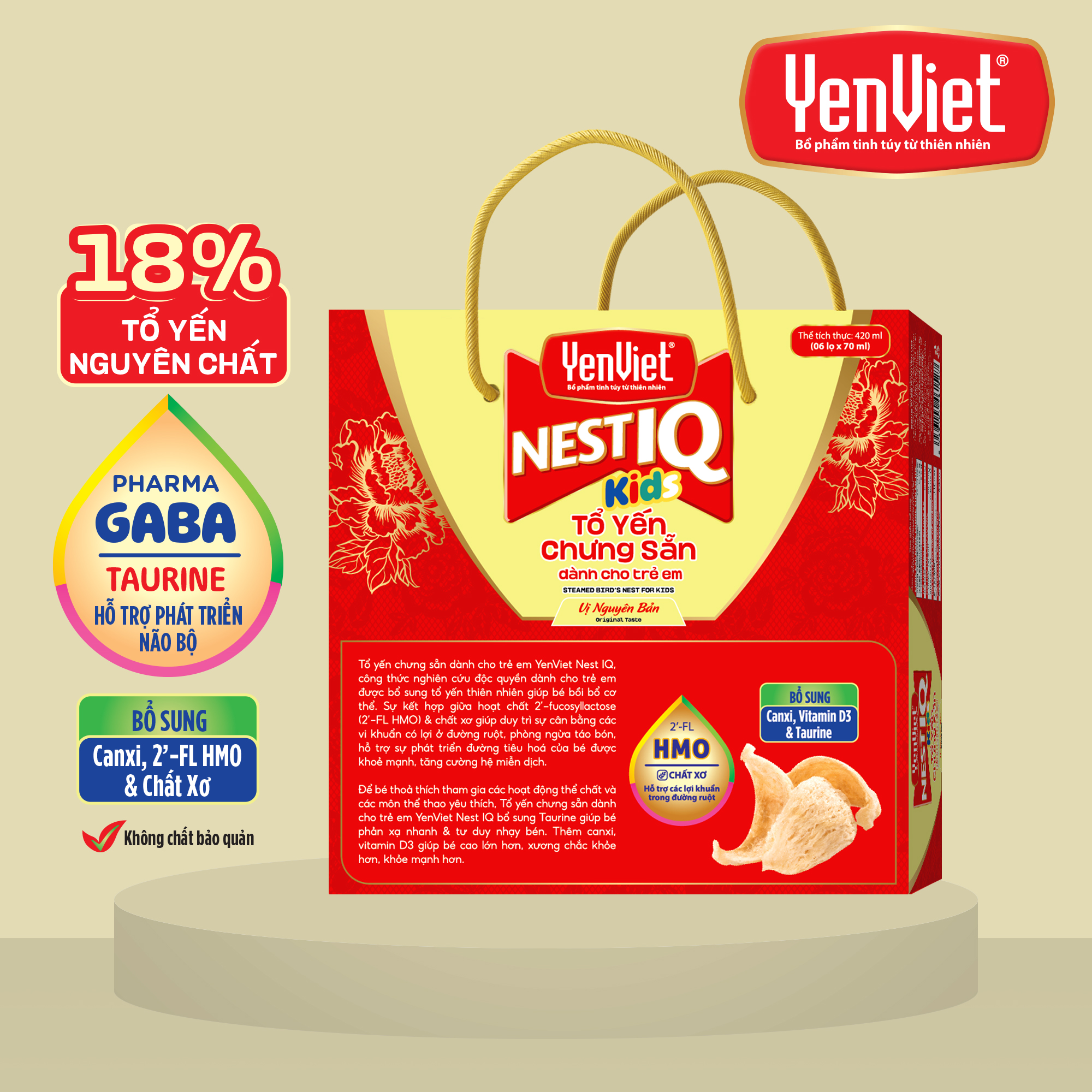 Tổ Yến Chưng Sẵn Dành Cho Trẻ Em YenViet Nest IQ -