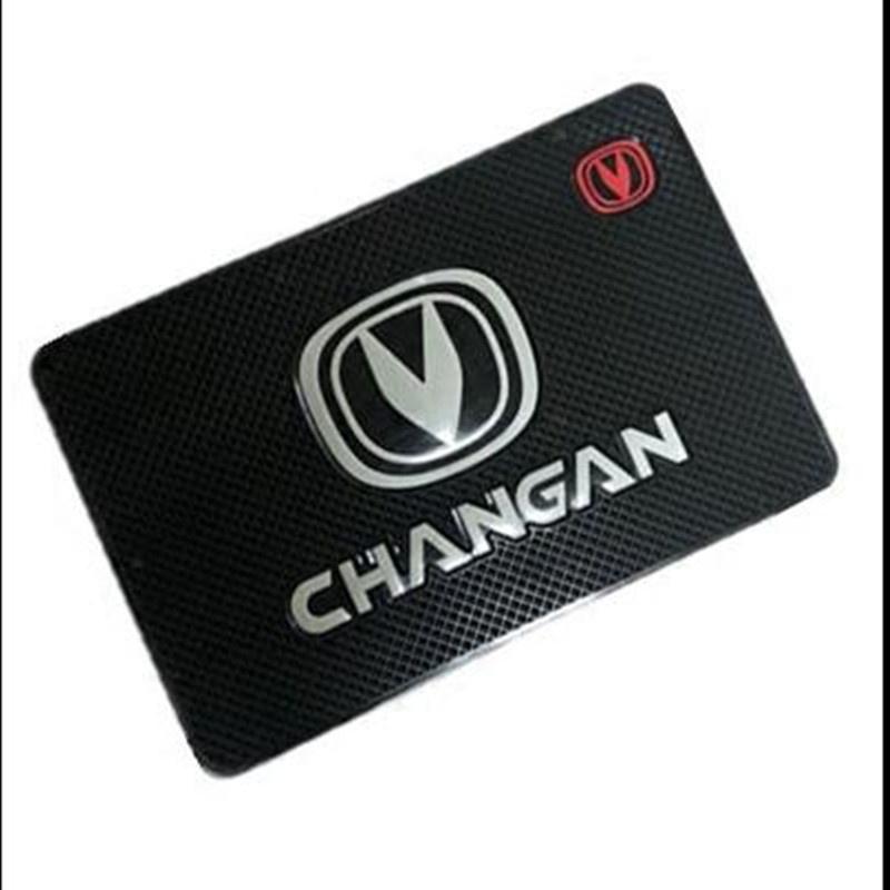 Thảm Lót Trang Trí Bảng Điều Khiển Trung Tâm/Điện Thoại Chống Trượt In Logo Xe Hơi