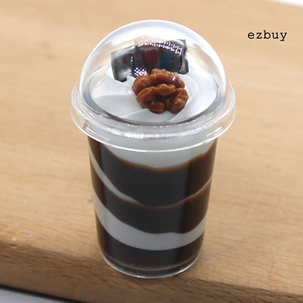Móc Chìa Khóa Hình Ly Kem Bằng Silicone