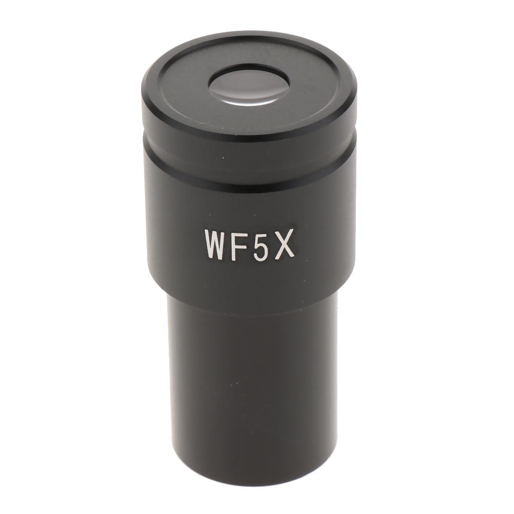 2xWF5X Biological Microscope Widefield Eyepiece Optical Lens 23.2mm for Lab