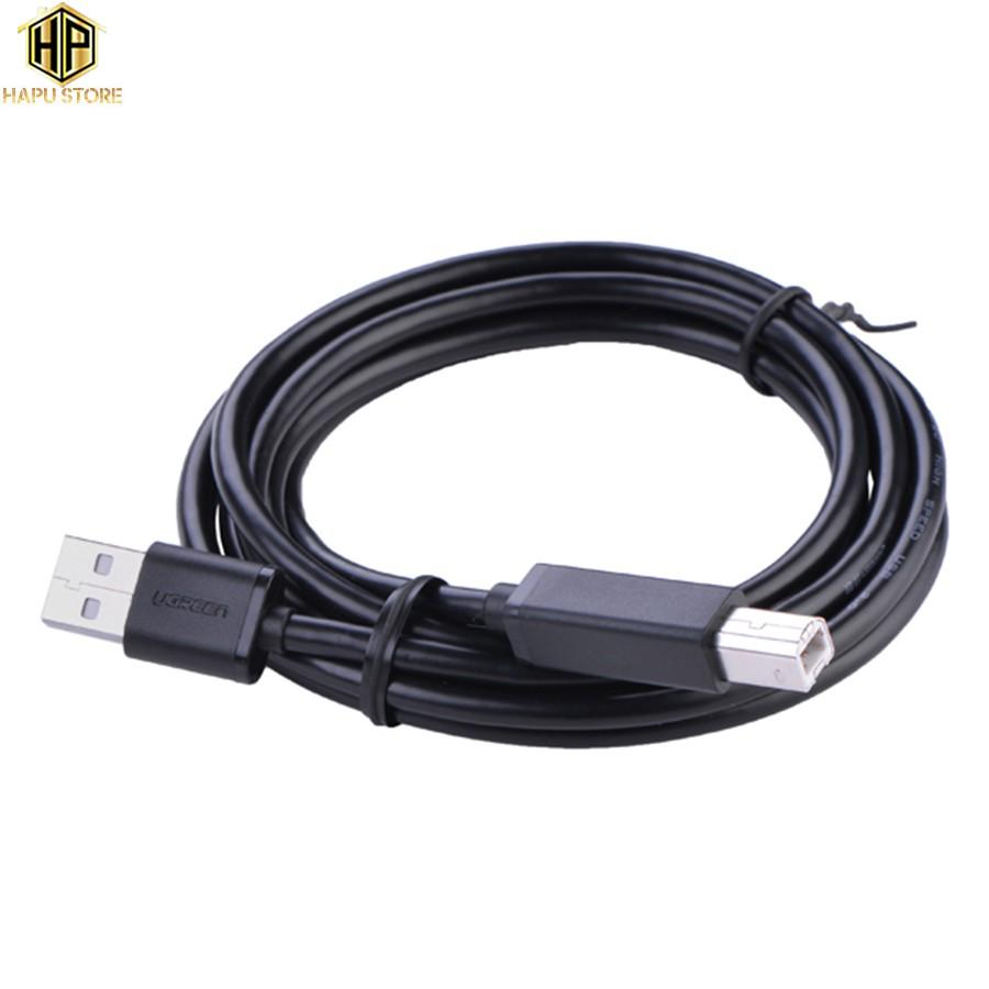 Cáp máy in Ugreen 10329 dài 5m chuẩn USB 2.0 chính hãng - Hàng Chính Hãng