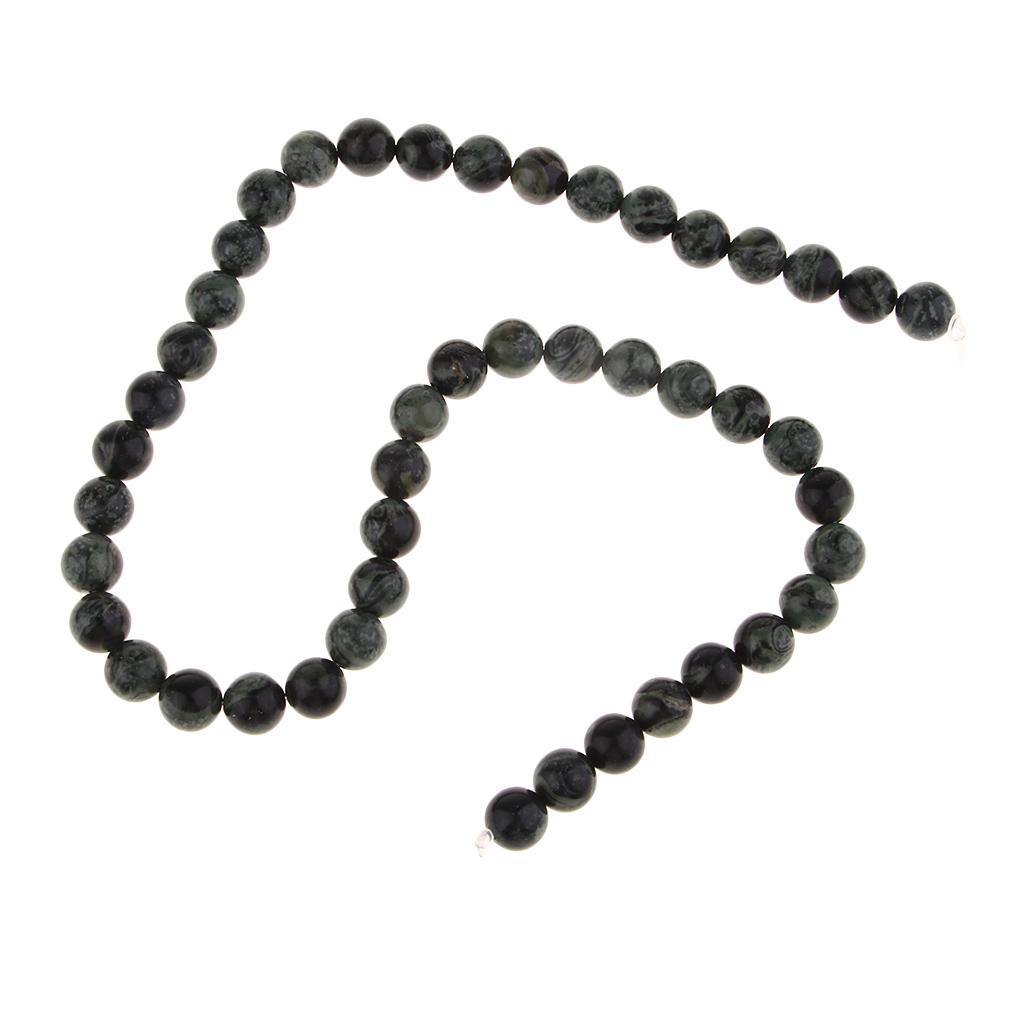 1 Strand of Natural Round for Polar Jade Loose Spacer Beads Gemstone Cabochon Jewelry Making Accessories Findings