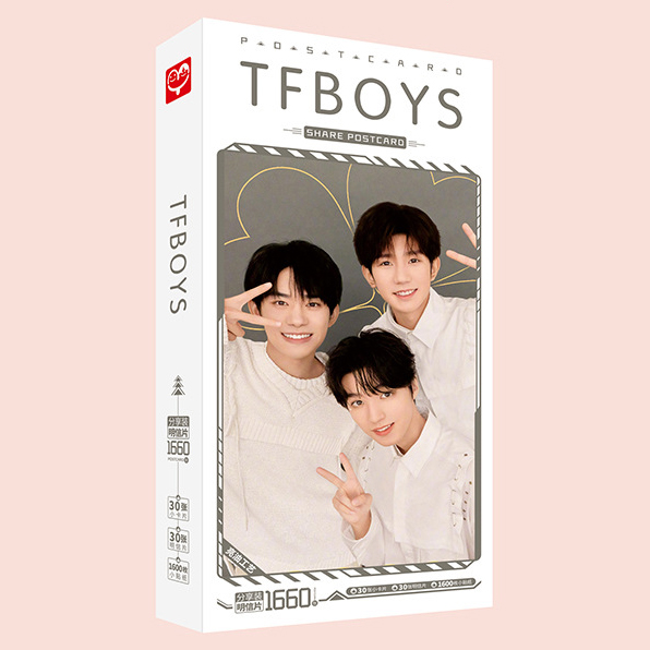 Postcard TFBOYS hình nhóm Tfboys