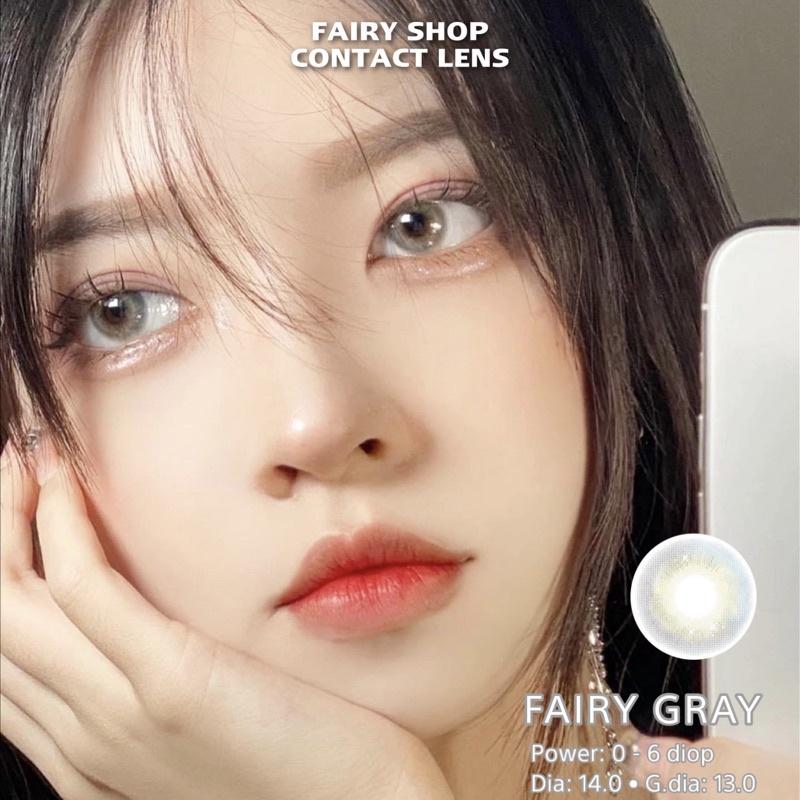 Kính Áp Tròng Fairy Gray 14.0mm - FAIRY SHOP CONTACT LENS - silicone hydrogel độ 0 đến 6 độ hạn 1 năm