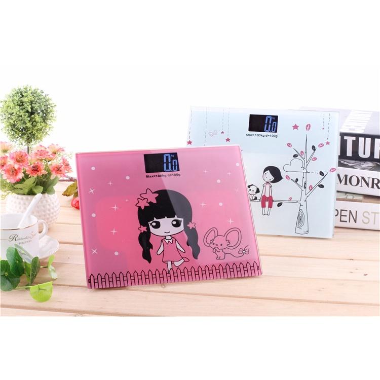 Cân điện tử hình HEO HỒNG CÓ CÁNH kính cường lực Cân Sức Khỏe Cân Người Chịu Lực Tới 180KG Bảo Hành 1 NĂM