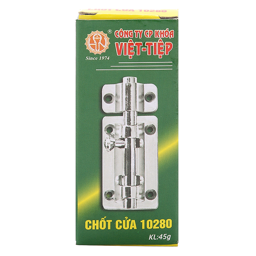 Chốt Ngang An Toàn Việt Tiệp 100% Inox Không Gỉ 80 x 28mm