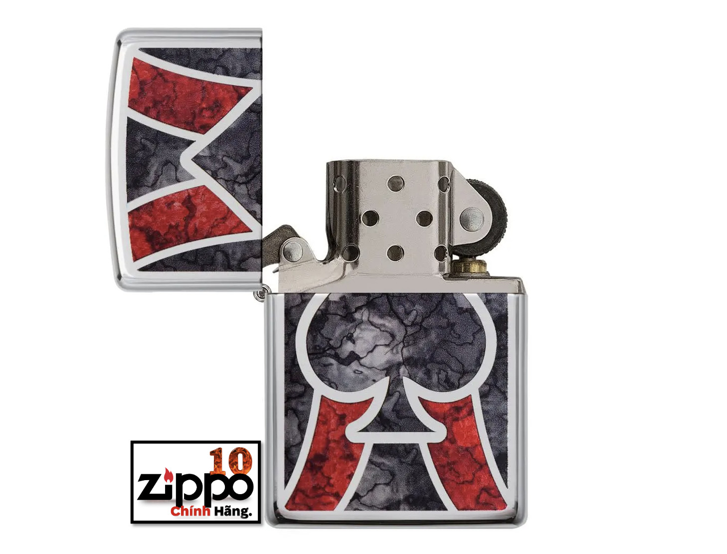 Bật lửa Zippo 28952 Spade Design - Chính hãng 100%
