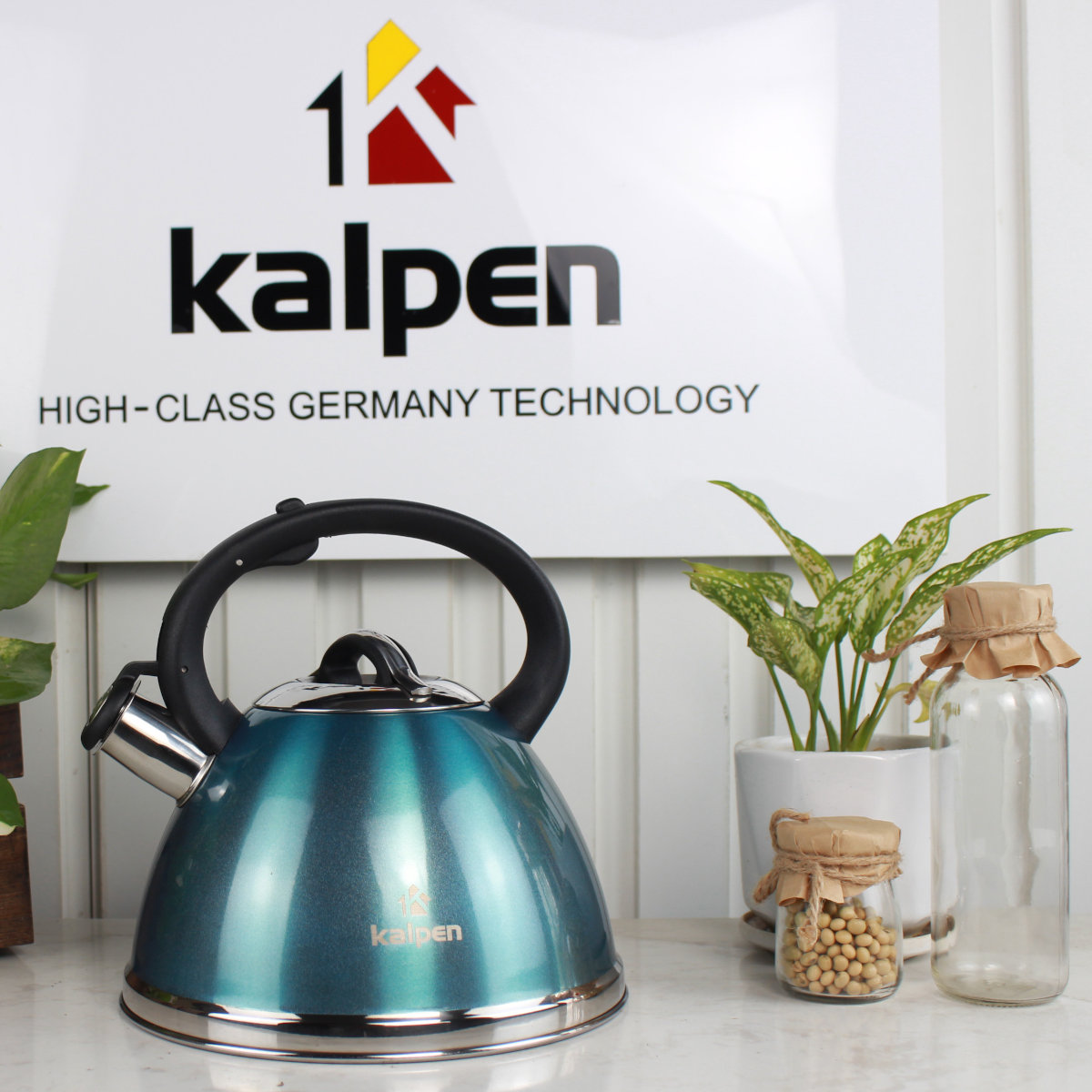 Ấm đun nước Inox 304 cao cấp Kalpen KK03 dung tích 3L dùng bếp từ chuẩn Đức - Hàng chính hãng