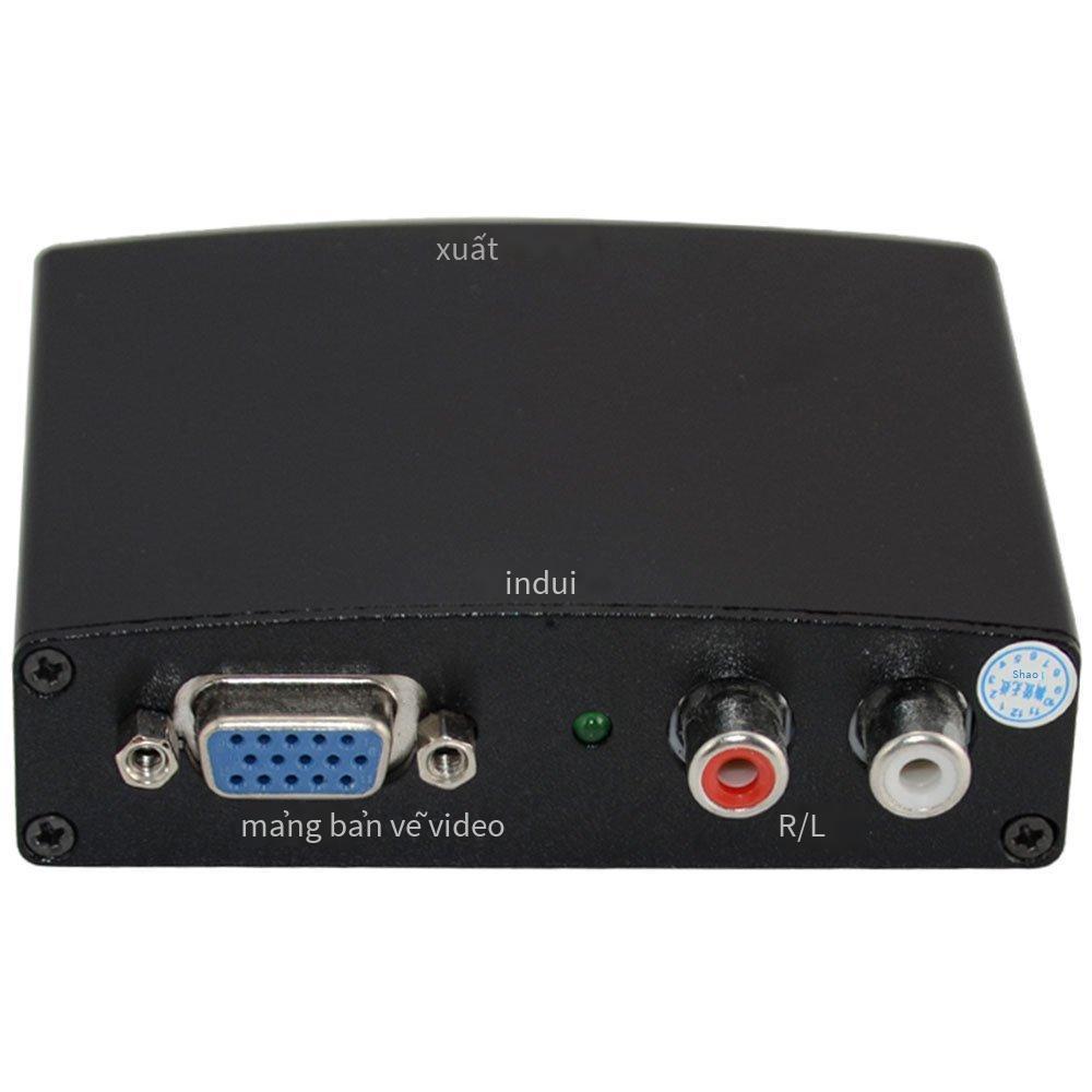 Giá thấp nhất DM-HG27 với âm thanh kênh trái và phải VGA + R/L sang HDMI chuyển đổi âm thanh và video VGA TO HDMI