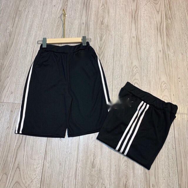 Quần Đùi Short Ba Sọc ( Quần Short Unisex Nữ)