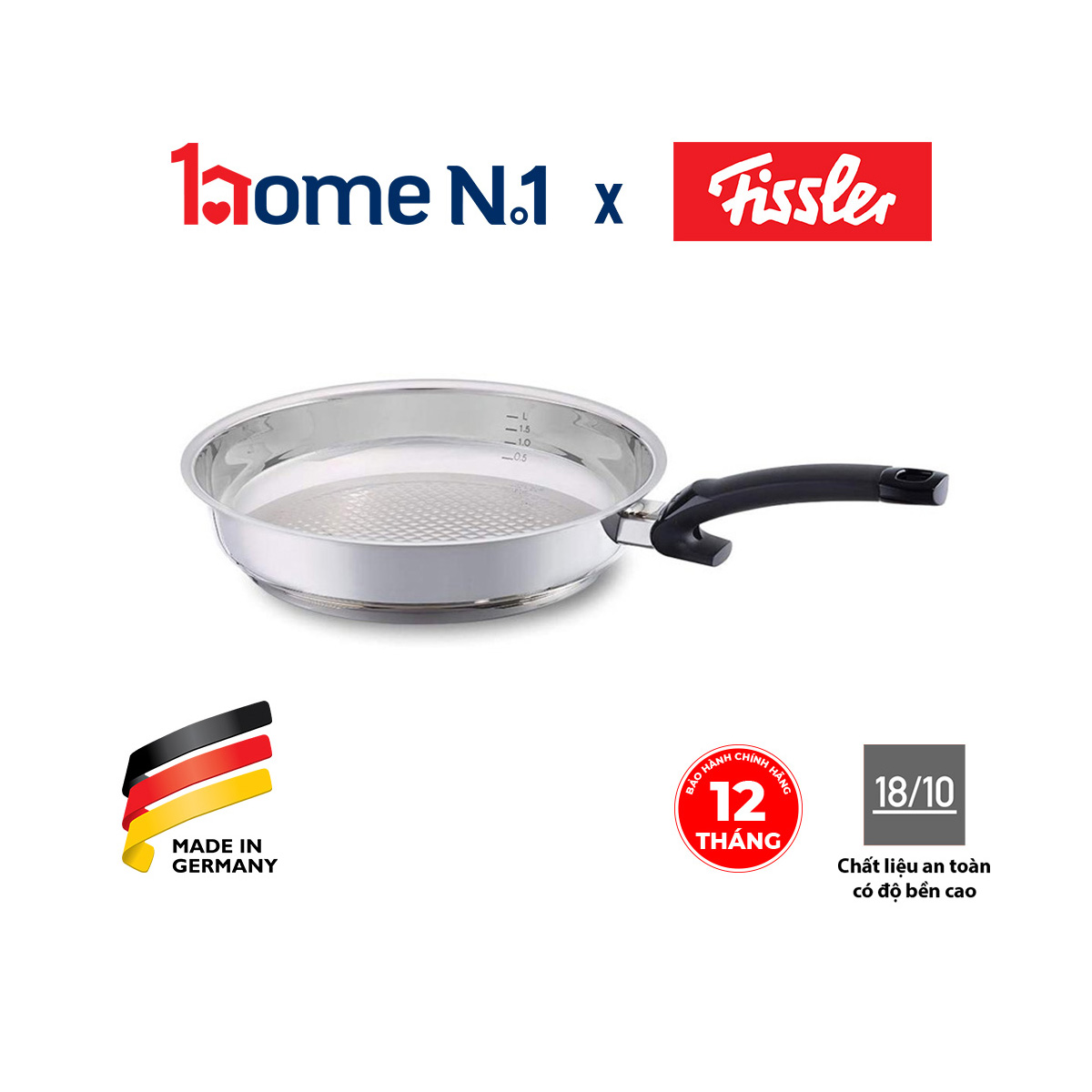 Chảo Inox Fissler Steelux Cao Cấp