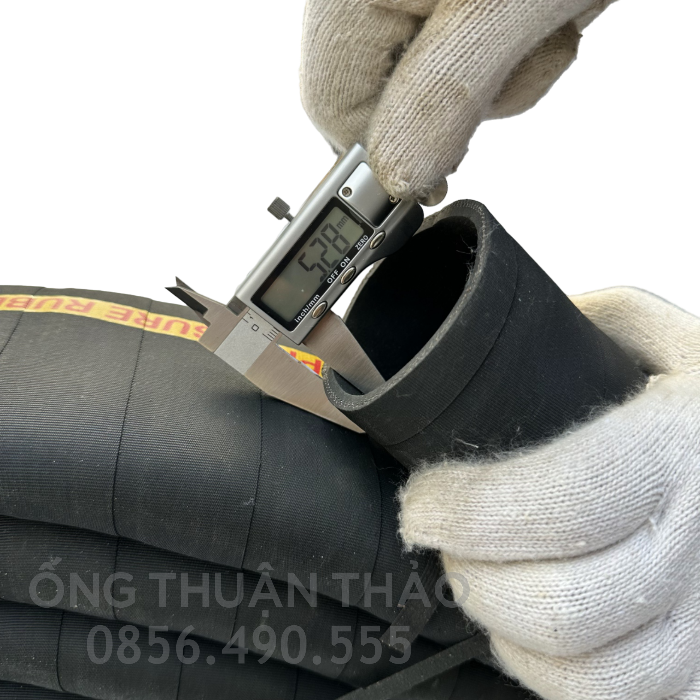 Ống cao su bố vải KT phi 76MM cuộn 10 mét Nhập Khẩu - Ống Chống Phá Chống Nổ thuận thảo