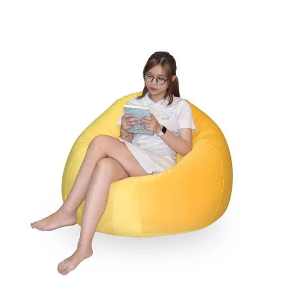 Ghế Lười Giọt Nước Aria - Chất Vải Nhung - The Beanbag House