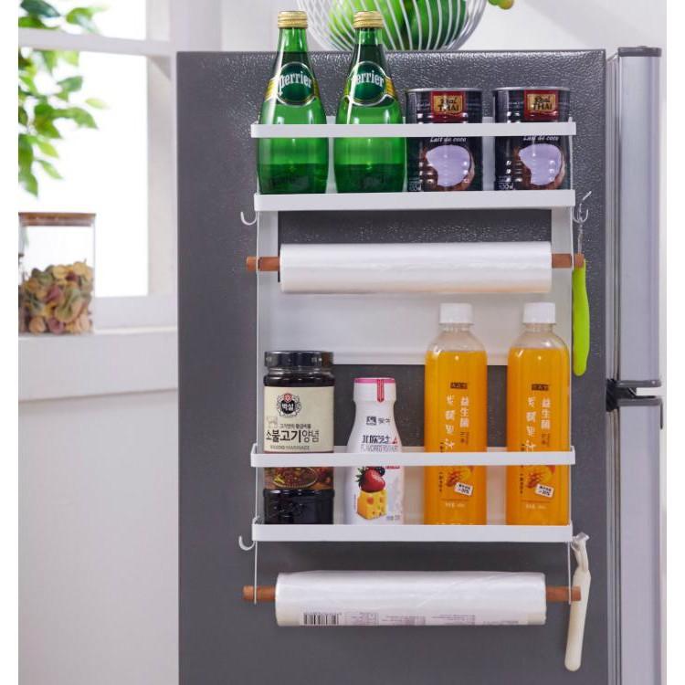 Kệ nam châm gắn tủ lạnh, tủ quần áo nhà bếp