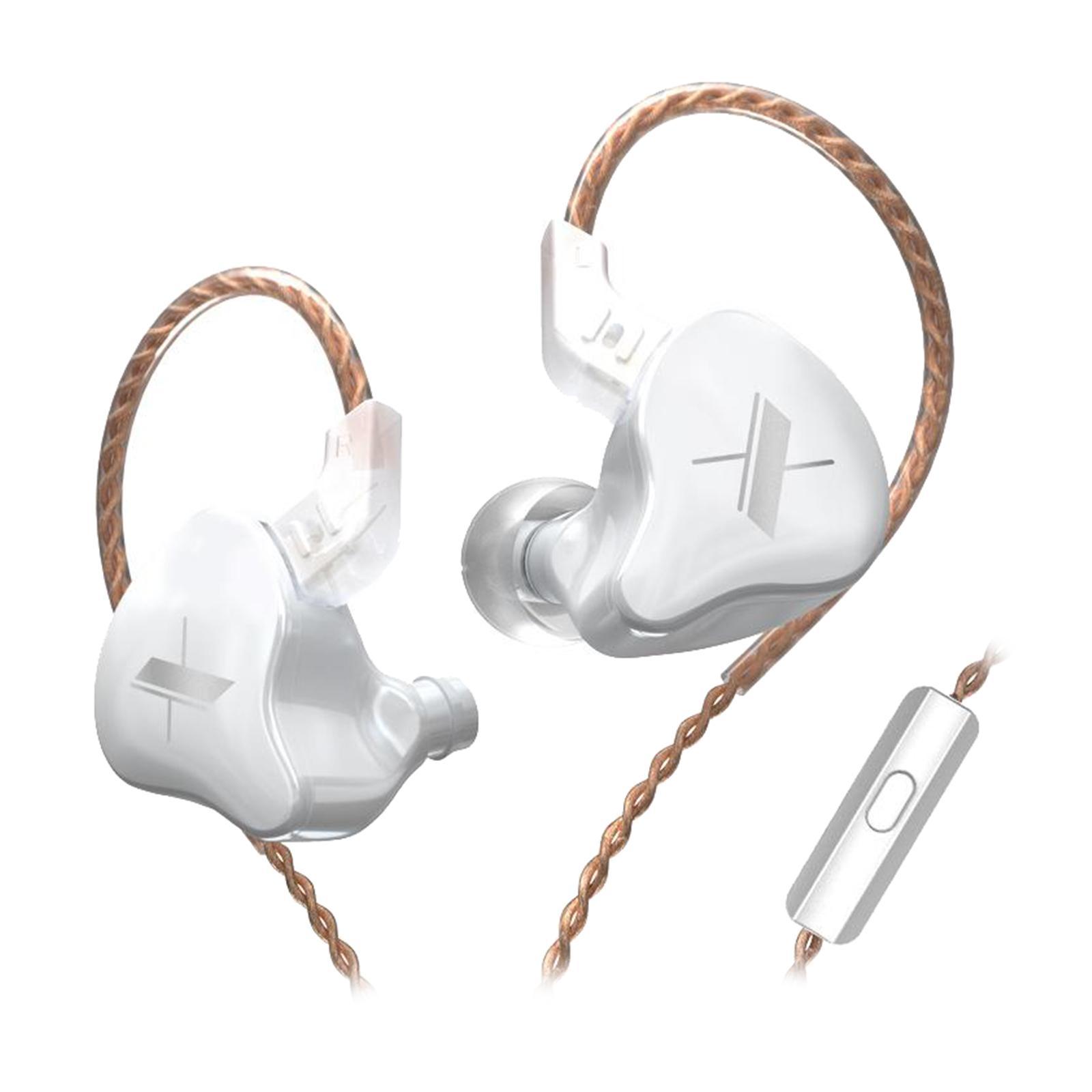 KZ  1DD Earphone In-Ear  10mm Dynamic Driver  white  no mic